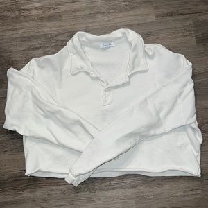 Cropped white Sweatshirt